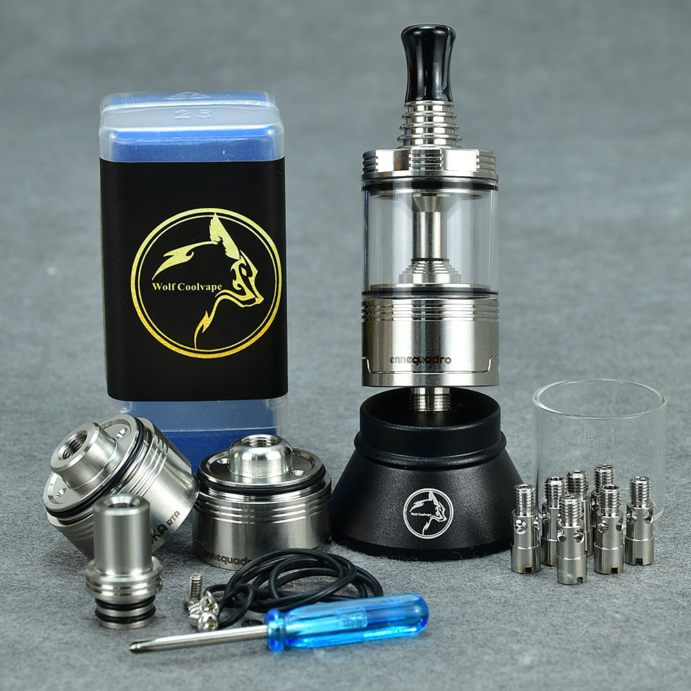 Wolfcoolvape Moka mtl RTA رذاذ - مراجعة Vaping Air وسعره